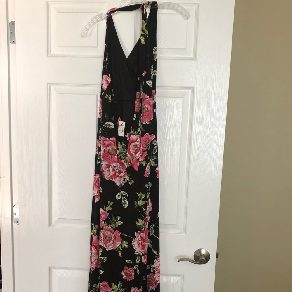Express floral maxi dress